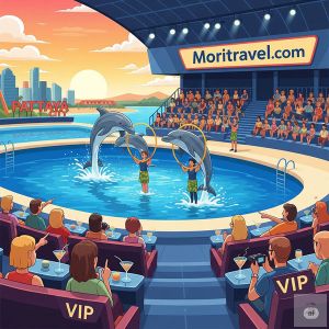 عرض الدلافين VIP (البالغون)
